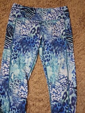 Constantly Varied Gear Blue Multi-Pattern Girls' Leggings